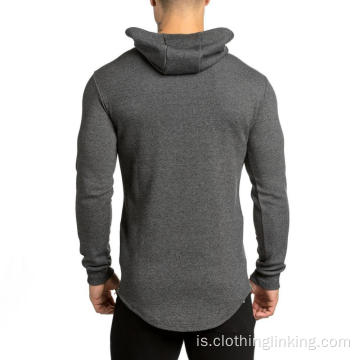 Pullover Fleece hettupeysa